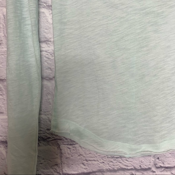 NWT Free People Iced Aqua Long Sleeve Turtleneck Top - Picture 6 of 14